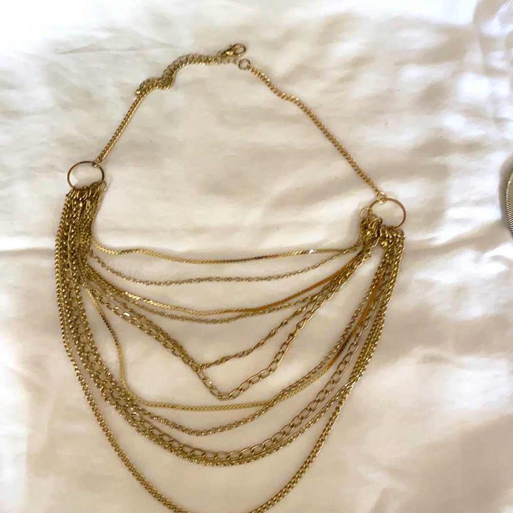 Multi chain necklace